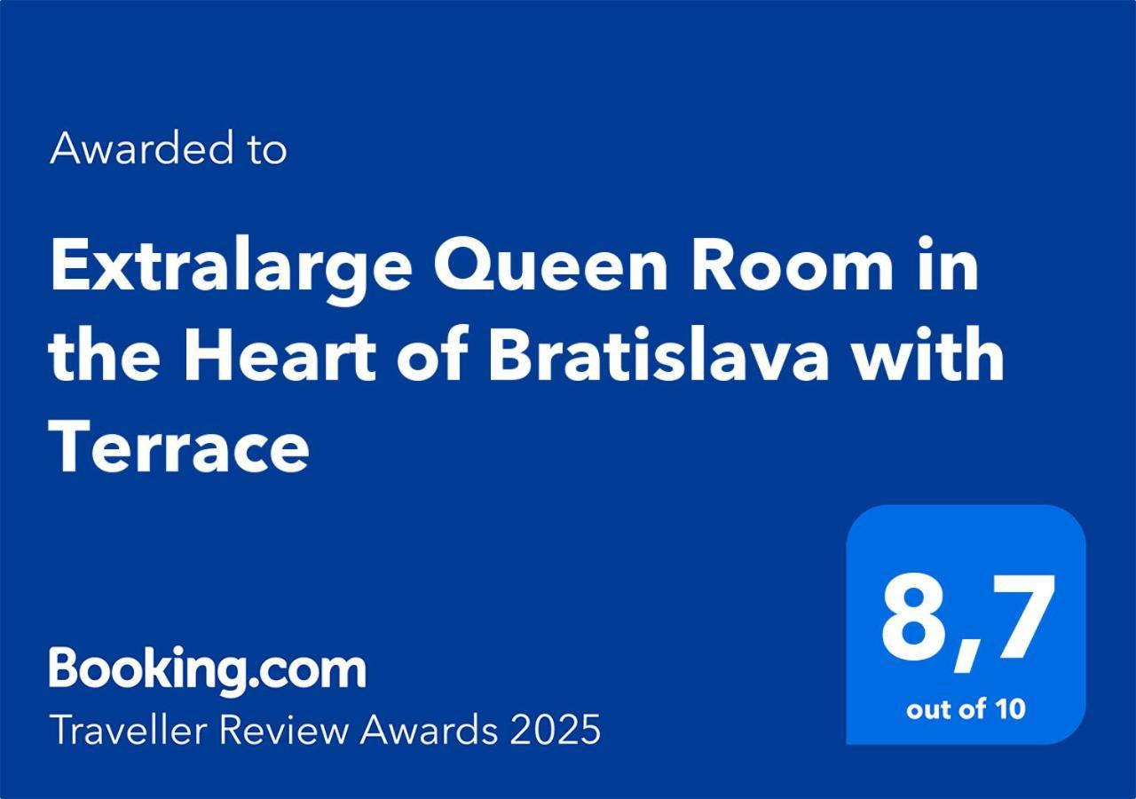 Extralarge Queen Room In The Heart Of Bratislava With Terrace Eksteriør billede